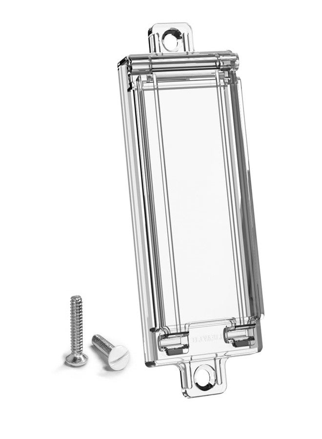 ILIVABLE حماية مفتاح الضوء، غطاء لوحة مفتاح روكر مقاوم للأطفال من ILIVABLE يمنع تشغيل/إيقاف المفتاح عن طريق الخطأ أو من قبل الأطفال مع السماح بالوصول (شفاف، 1 عبوة) - Image 1