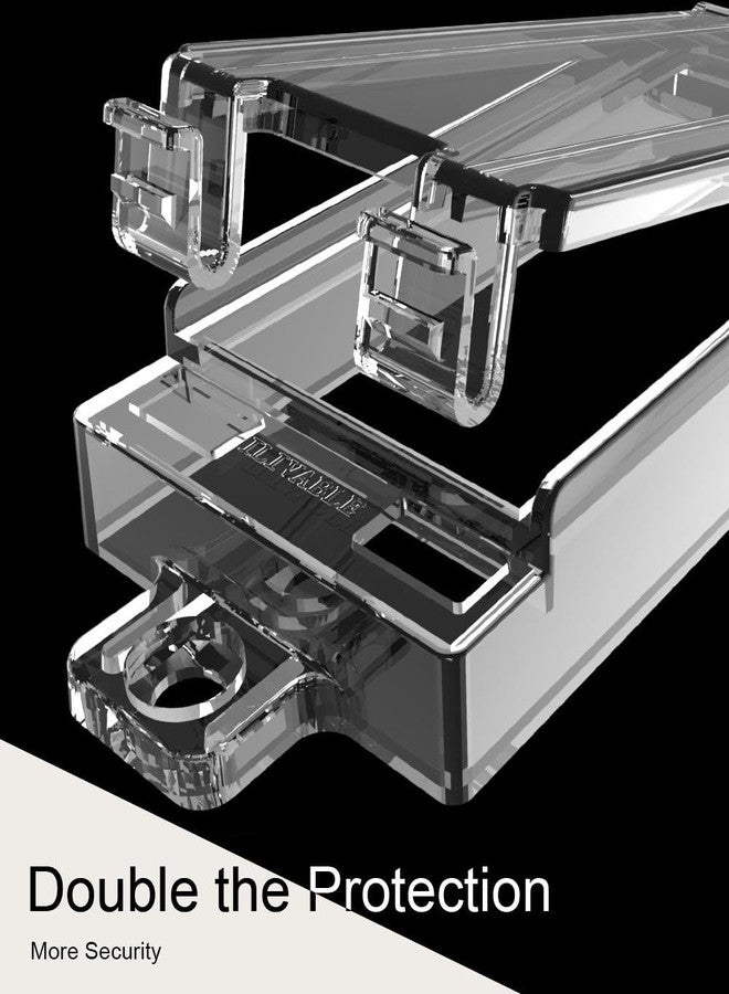 ILIVABLE حماية مفتاح الضوء، غطاء لوحة مفتاح روكر مقاوم للأطفال من ILIVABLE يمنع تشغيل/إيقاف المفتاح عن طريق الخطأ أو من قبل الأطفال مع السماح بالوصول (شفاف، 1 عبوة) - Image 4