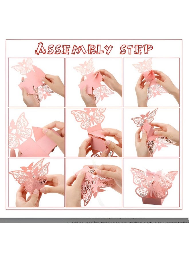 Vinayakart Buiterfly Candy Gift Box Gift Packing Box, Box For Gift, Paper Favour Boxes For Baby Shower Return Gift, Multipurpose Paper Box For Office And Wedding Party, Personalized Packing Boxes - Image 5