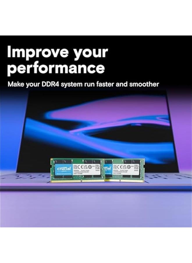 Arabest 32GB Laptop Memory Kit DDR4 3200MHz CL22 (or 2933MHz or 2666MHz) CT2K16G4SFRA32A  - Image 3