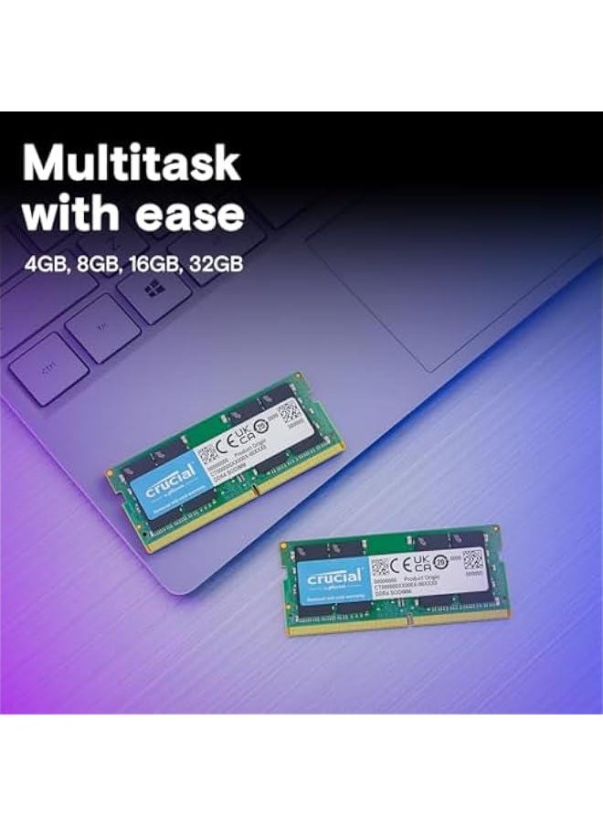 Arabest 32GB Laptop Memory Kit DDR4 3200MHz CL22 (or 2933MHz or 2666MHz) CT2K16G4SFRA32A  - Image 4