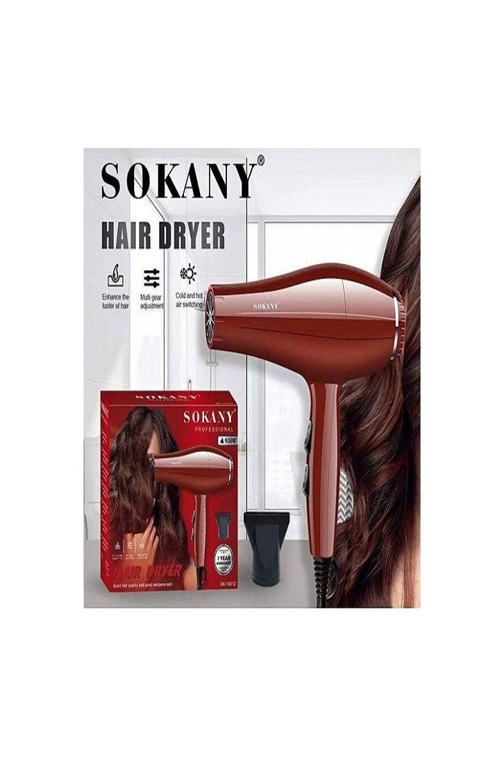 sokany SK-14012 Hair Dryer 950W - Image 2