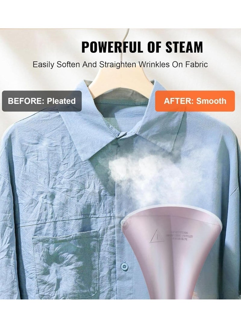 Garment Steamer for Clothes 1800W with Height Adjustable, 40 Second Heating Time, Heat Insulated Steam Hose  - Image 4