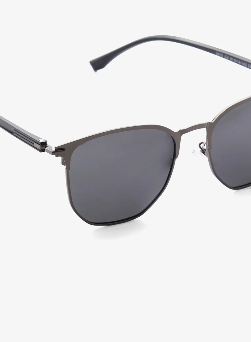 Robert Wood Polarized Lens Clubmaster Sunglasses
