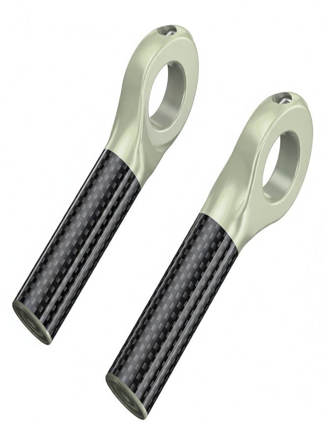 إنلي أطراف مقود دراجة هوائية من ألياف الكربون، مقابض مقود دراجة جبلية، ملزمة مقود دراجة - Image 1