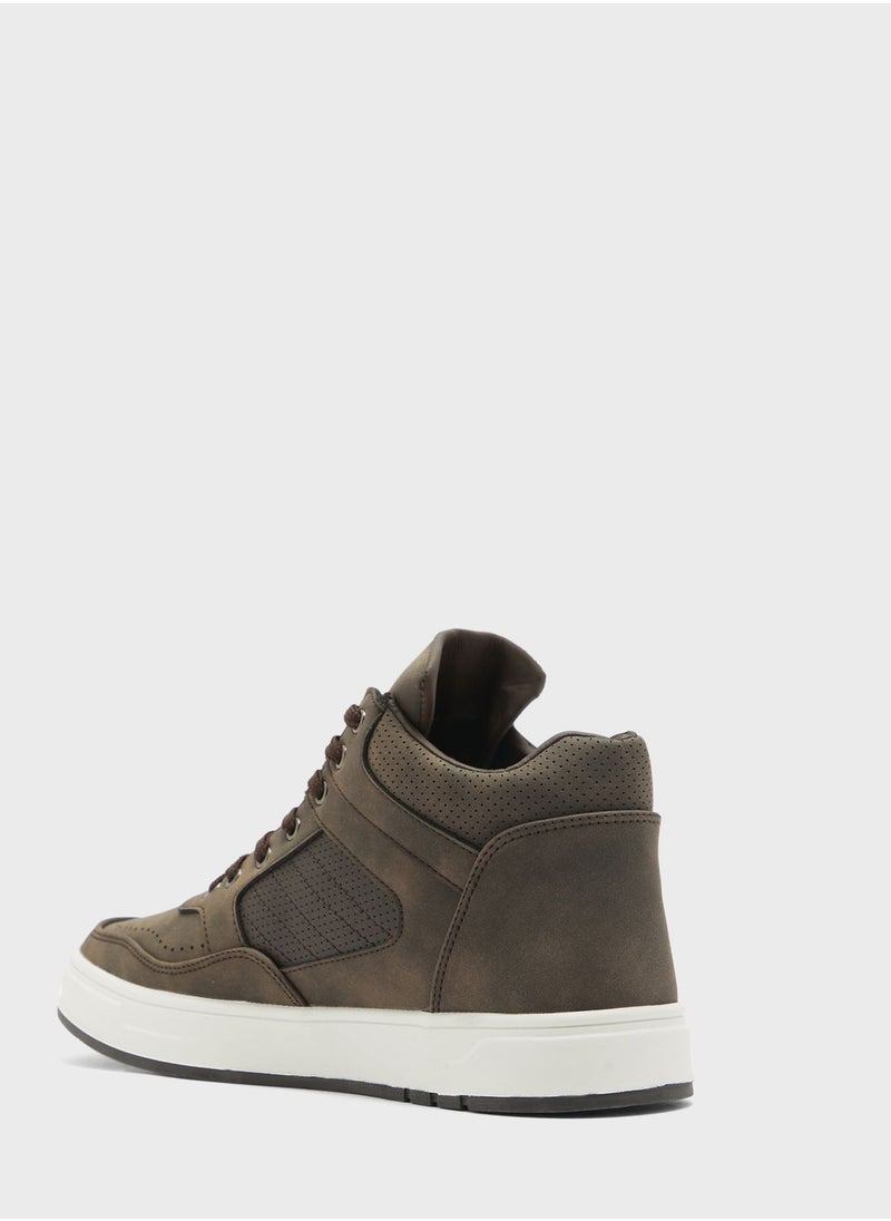 Robert Wood - High Top Sneakers - Image 1