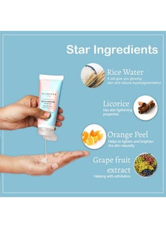 Glamveda Rice & Ceramide Korean Glass Skin Peel Off Mask ; Reduces Signs Of Ageing ; For Dry & Dull Skin ; Brightens & Even Tones Complexion ; 100Gm  - Image 5