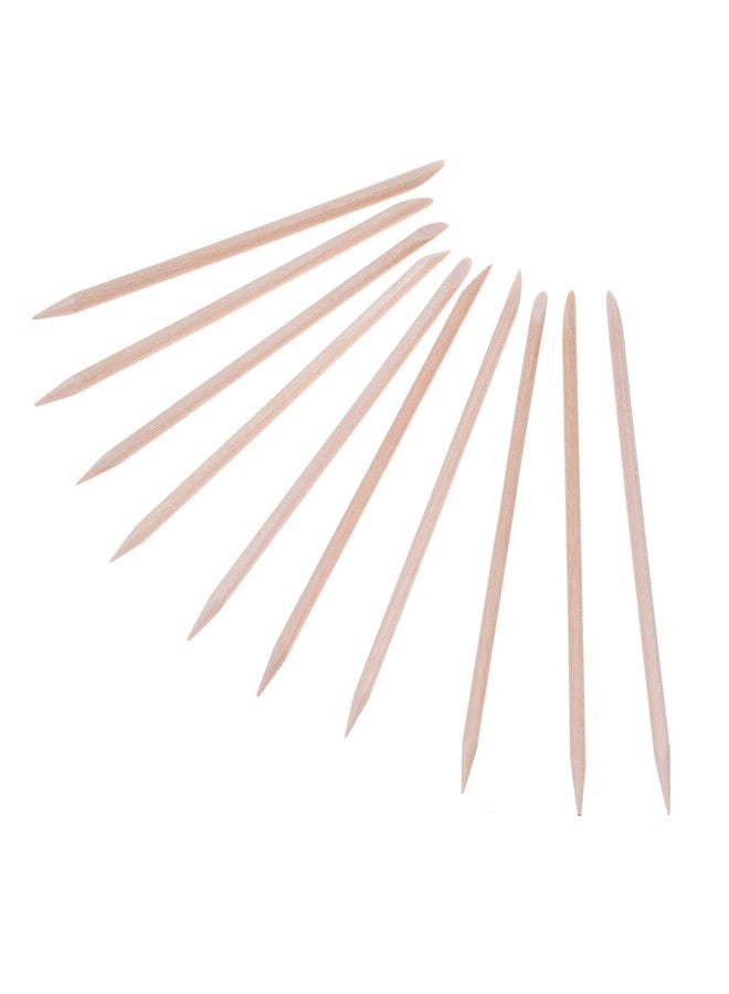 Kare Kind Kare & Kind 100x Double-Sided Orange Wood Nail Sticks - Cuticle Pusher Remover Cleaner - Manicure, Pedicure, DIY - Home, Nail Salon - for Beginners and Profesional Nail Technicians - Image 3