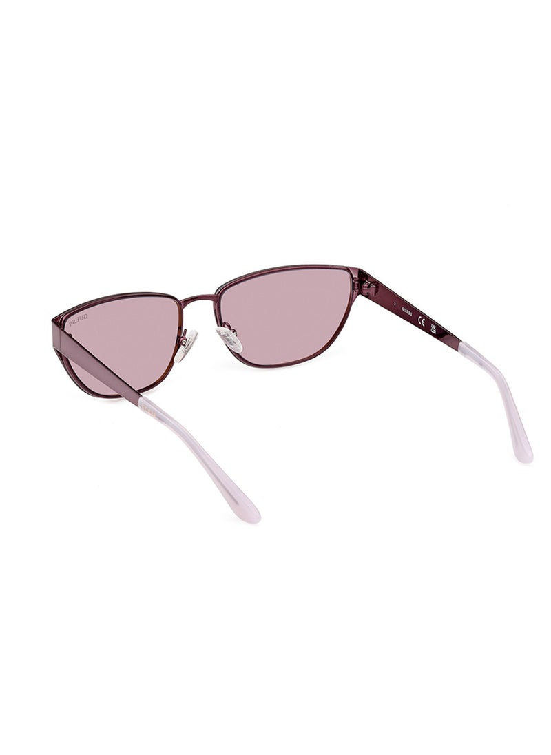GUESS - Women's UV Protection Cat Eye Shape Sunglasses - GU790381Z57 - Lens Size: 57 Mm - Image 1