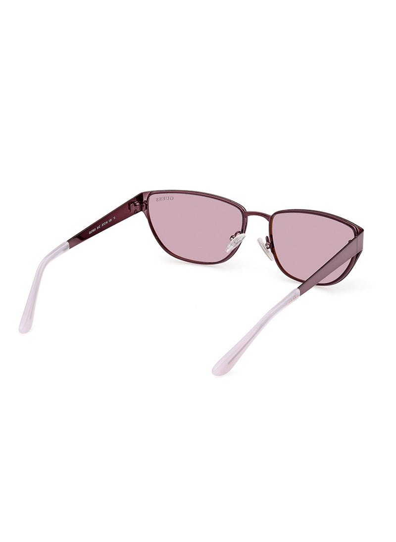 GUESS - Women's UV Protection Cat Eye Shape Sunglasses - GU790381Z57 - Lens Size: 57 Mm - Image 1