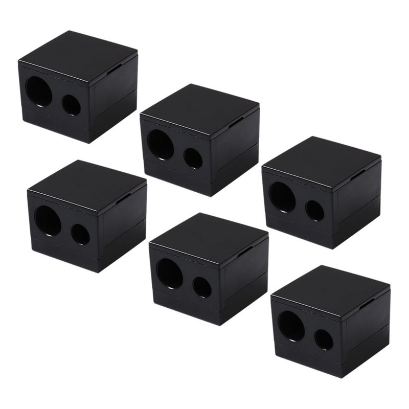 Durable 6pcs Eyebrow Pencil Sharpener Set Compact Portable For Salon Home Use - Image 2
