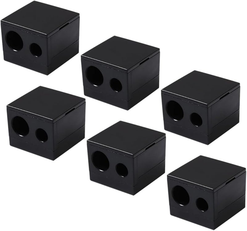 Durable 6pcs Eyebrow Pencil Sharpener Set Compact Portable For Salon Home Use - Image 1