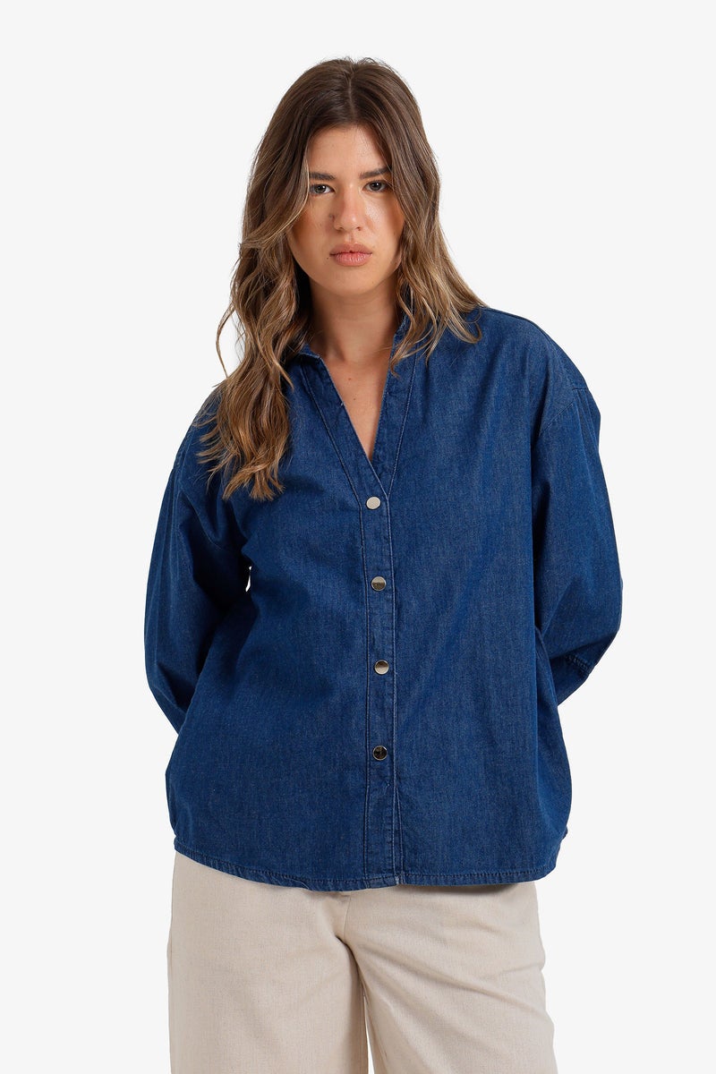 Carina Lightweight Denim Shirt - Image 1