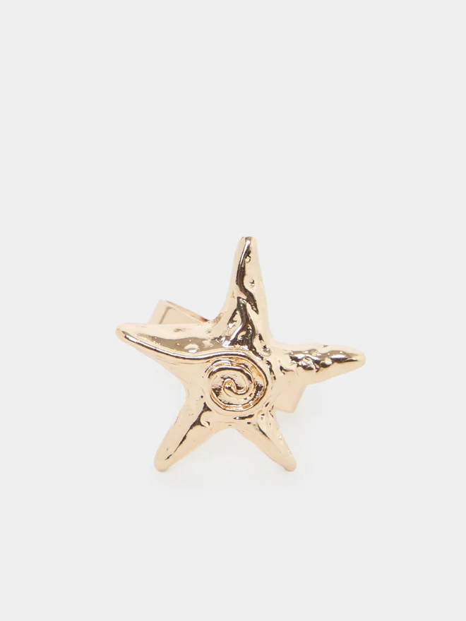 Styli Styli Set of 2 - Starfish Drop Necklace and Ring