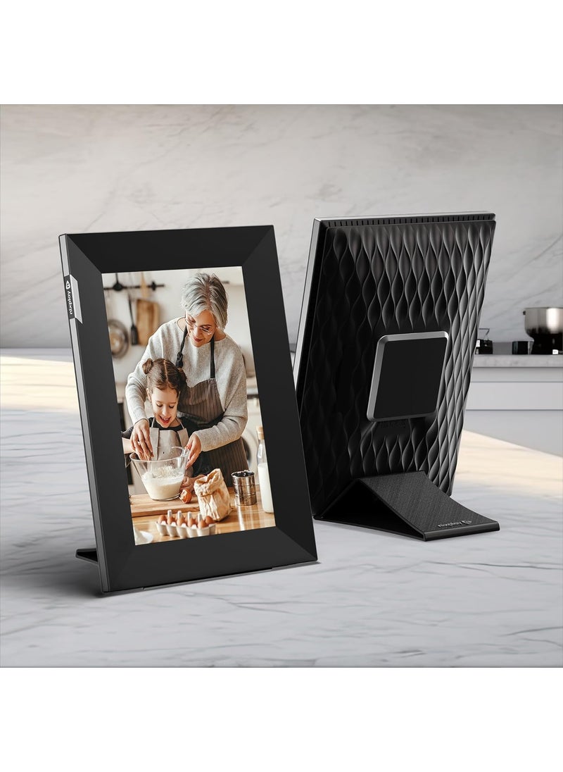 nixplay Nixplay 8 inch Touch Screen Digital Picture Frame with WiFi W08K BlackSilver Share Photos and Videos Instantly via Email or App  - Image 2