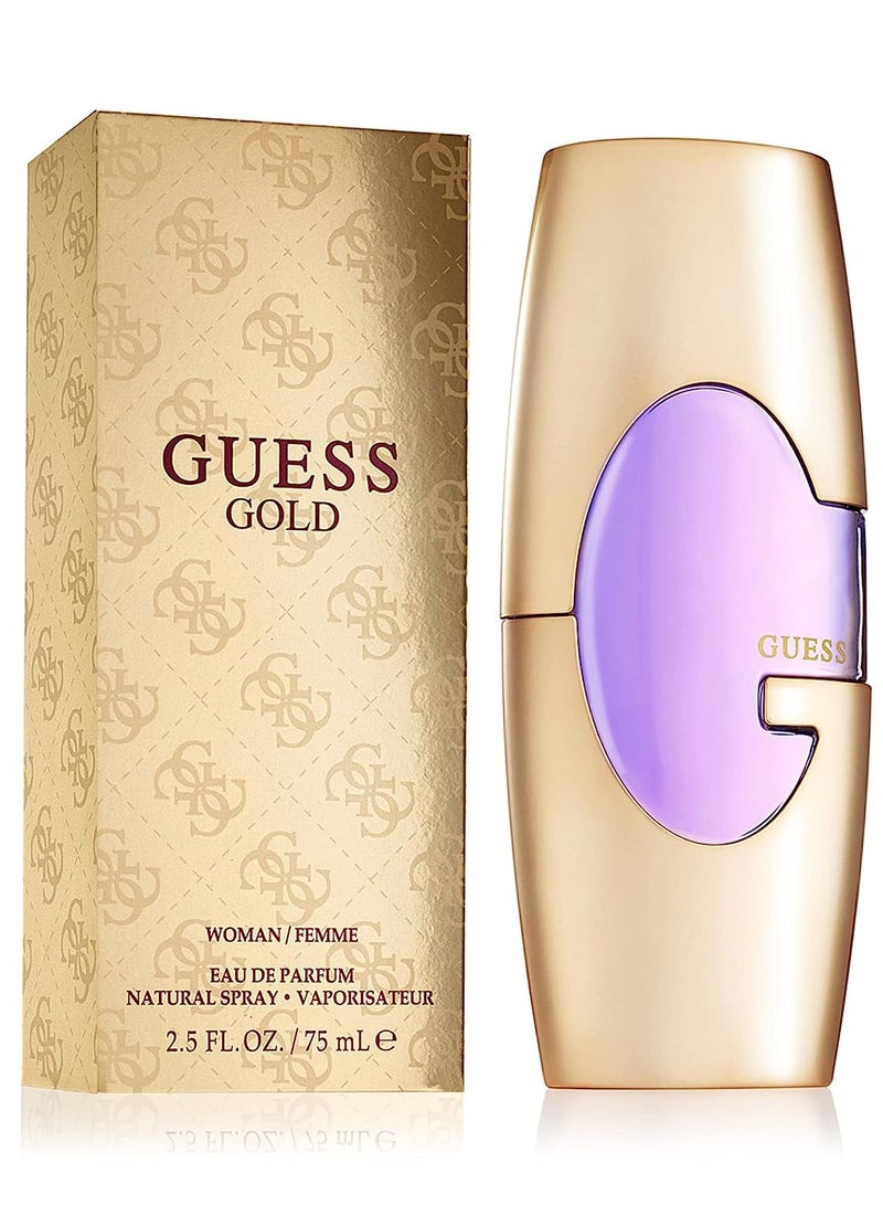 Guess Gold Women/Femme Eau de Parfum Perfume Spray For Women, 2.5 Fl. Oz. - Image 1