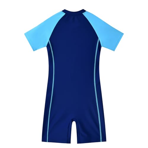 karrack Boys One Piece Rash Guard Swimsuit Kid Water Sport Short Swimsuit UPF 50+ Sun Protection Bathing Suits - Image 2