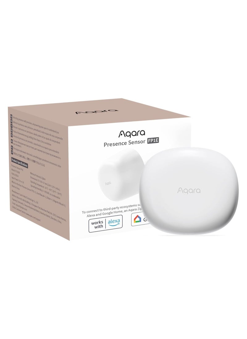 Aqara Presence Sensor FP1E with Matter, Zigbee Requires Aqara Zigbee 3.0 HUB, mmWave Radar Wired Motion Sensor, AI Spatial Learning, Supports HomeKit, Alexa, SmartThings-Global version White  - Image 4