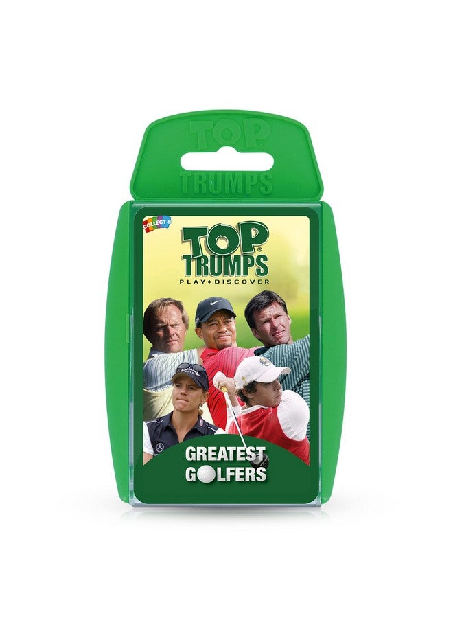 Top Trumps Top Trumps Card Game Greatest Golfers - Family Games for Kids and Adults - Learning Games - Kids Card Games for 2+ Players - Kid War Games - Card Games for Families - Card Wars - for 6 Plus Kids - Image 1