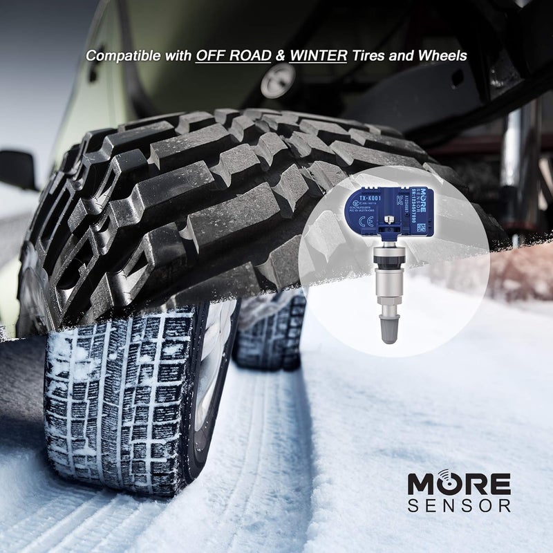 MOBILETRON MORESENSOR Compact PRO Series 315MHz TPMS Tire Pressure Sensor 4-Pack - Image 4