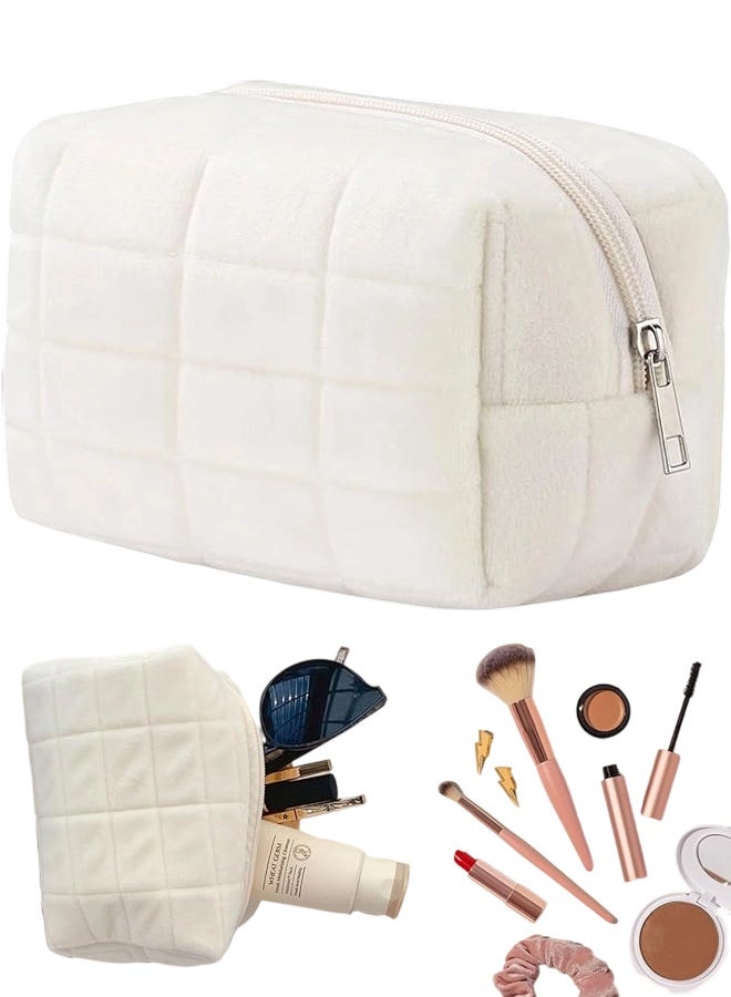 Makeup Cosmetic Cute Bag Small Checkered Pouch Purse  Y2k Accessories - Image 1