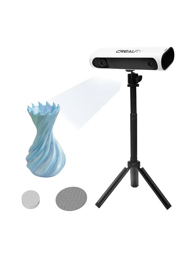 Creality CR-SCAN01 Portable 3D Scanner 3D Modeling Scanner High Precision Support OBJ/STL Output with Turntable for 3D Printing Industrial Design Modeling