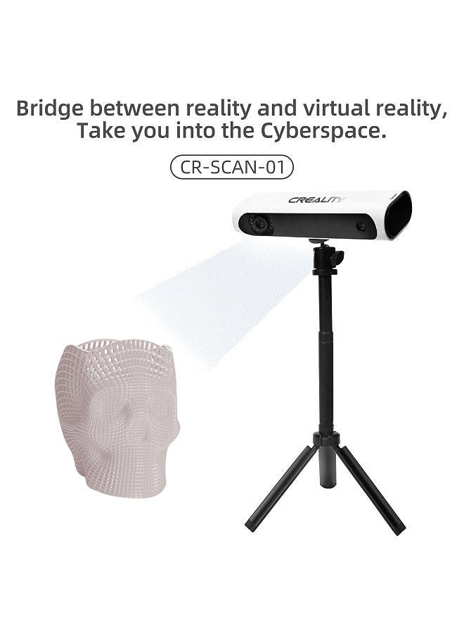 Creality CR-SCAN01 Portable 3D Scanner 3D Modeling Scanner High Precision Support OBJ/STL Output with Turntable for 3D Printing Industrial Design Modeling