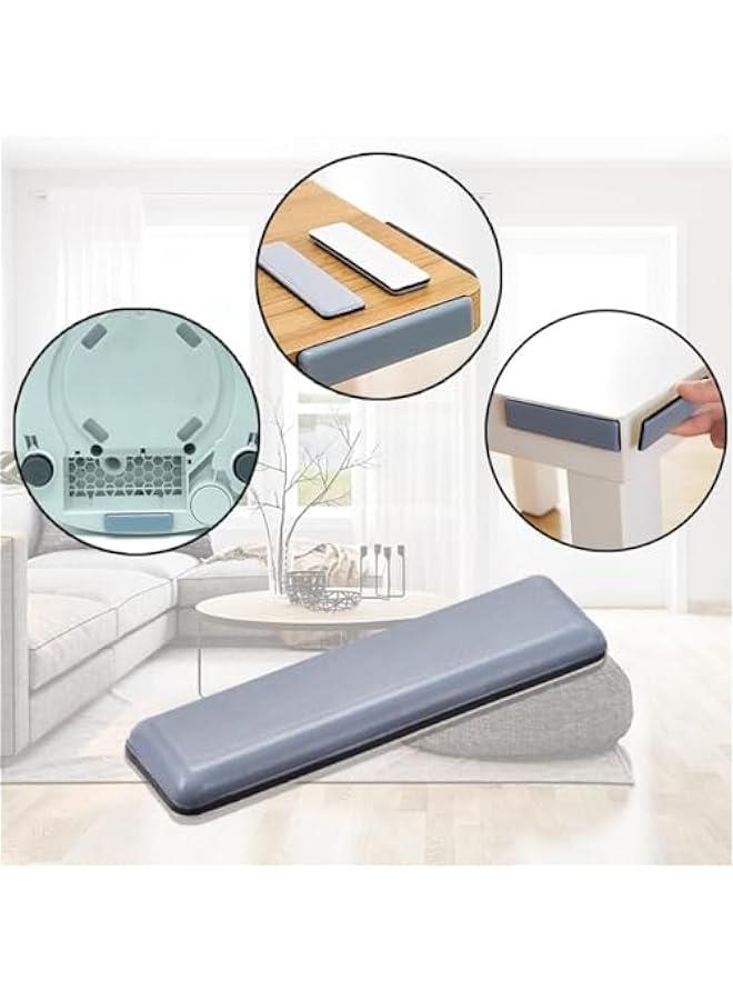 MOXO Furniture Sliders 8  Sliding Pads for Carpet SelfStick Furniture Glides Adhesive Furniture Movers Sliders 3.9 x 1inch Furniture Moving Pads for Tiled Hardwood Floors - Image 3