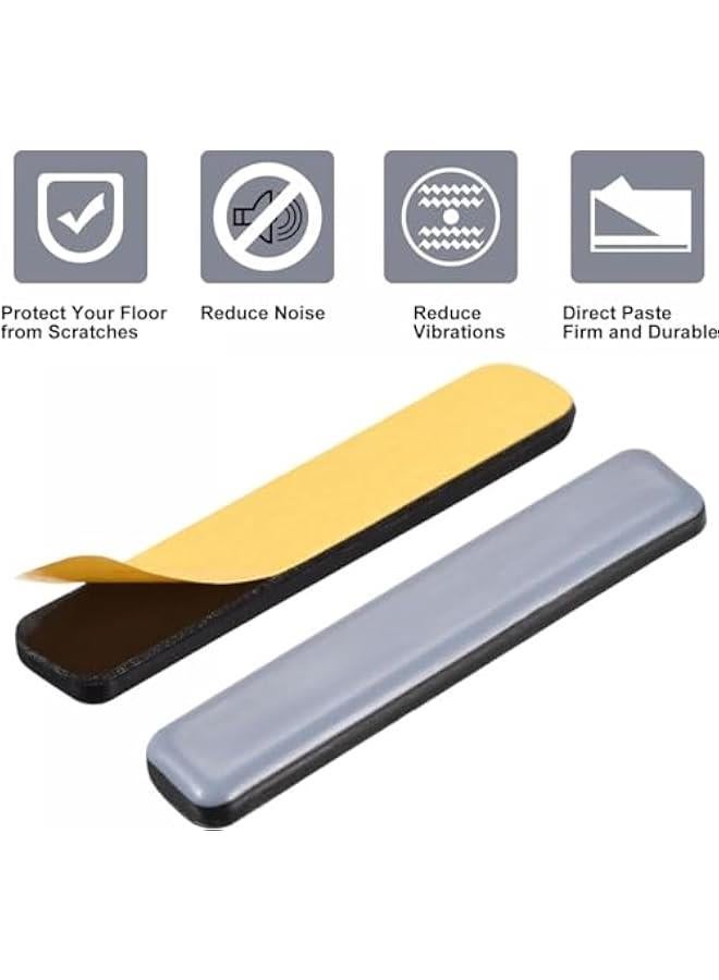MOXO Furniture Sliders 8  Sliding Pads for Carpet SelfStick Furniture Glides Adhesive Furniture Movers Sliders 3.9 x 1inch Furniture Moving Pads for Tiled Hardwood Floors - Image 4