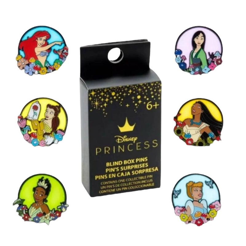 Loungefly Funko POP! By Loungefly Disney Princess Cottagecore Mystery Enamel Pin (3.81 cm, Assorted) - Image 2