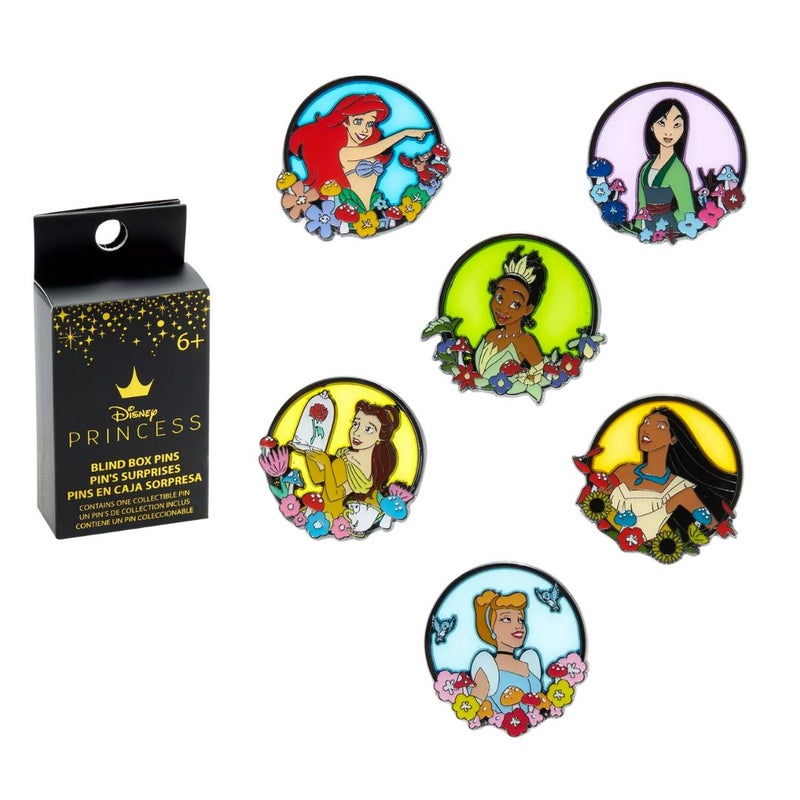 Loungefly Funko POP! By Loungefly Disney Princess Cottagecore Mystery Enamel Pin (3.81 cm, Assorted) - Image 4