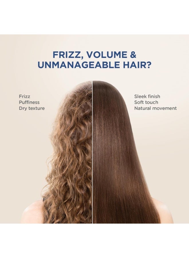 Kativa Brazilian Straightening Brunette Kit, 12 Weeks of Home Use Professional Straightening, with Organic Coconut Oil, Açai Oil, and Keratin, for Straighter, Softer and Shinier Dark-Coloured Hair - Image 2