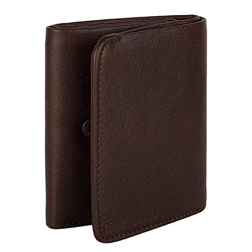 Zacharias Men's Leather 3 Fold Wallet Brown WBRW-026 - Image 1