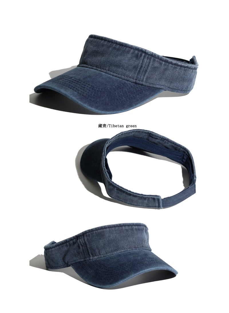 Sports Sun Visor Hats，Cotton Adjustable Sun Caps for Men Women - Image 4