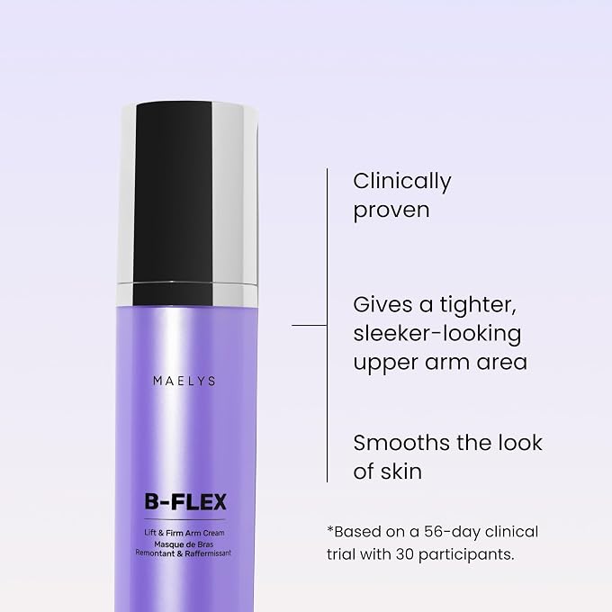Maelys MALYS B-FLEX Lift & Firm Arm Cream - Firming Cream For Tighter and Firmer-Looking Arms - Helps Reduce The Appearance of Loose & Crepey Skin - Image 2