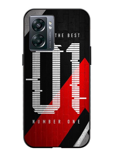 Protective Case Cover For OnePlus Nord N300 Number One Design Multicolour