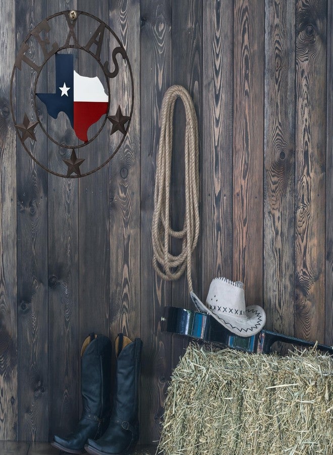 BestGiftEver ديكور جداري معدني على شكل نجمة تكساس - نجمة تكساس الريفية مقاس 22 بوصة مع خريطة تكساس - فن جداري غربي للمنزل أو الخارج - فكرة هدية رائعة للمنزل الجديد أو العطلات - Image 5