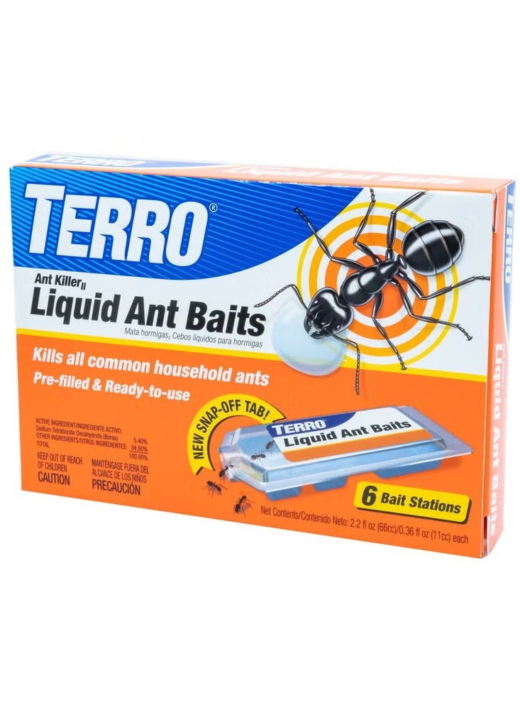 طُعم النمل السائل الشفاف، 6 قطع، 5×5×5 سم - Image 1