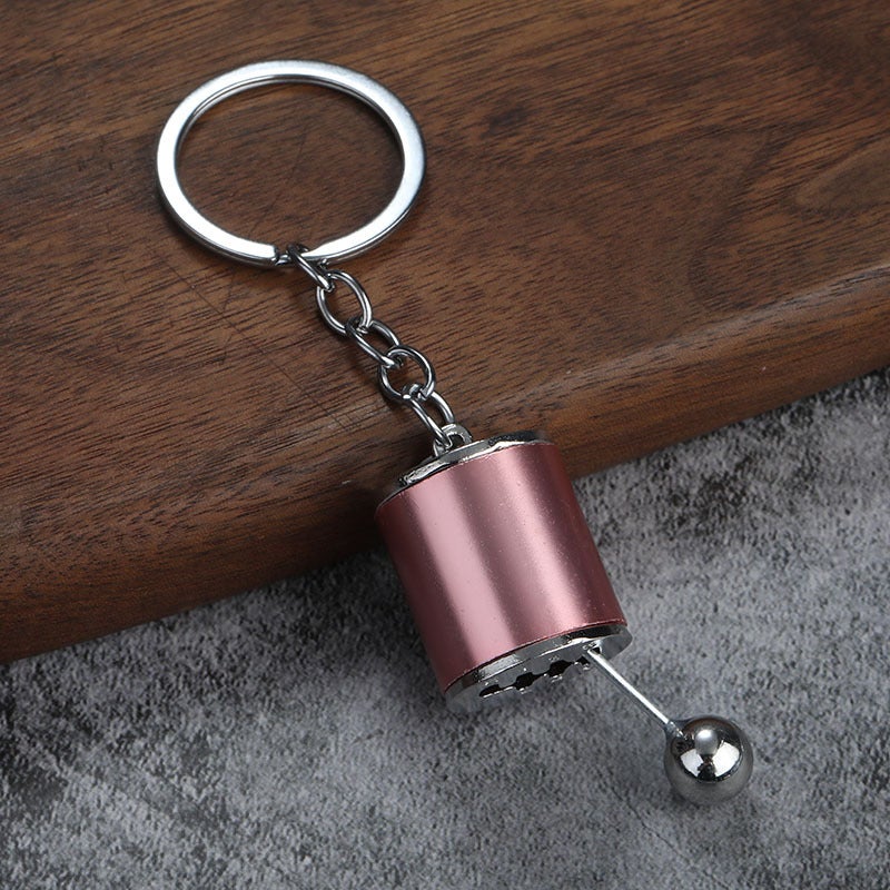 Car Gear Shift Keychain Creative Auto Mod shallow powder 