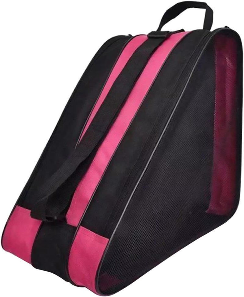 Breathable Roller Skate Bag with Top Handle and Shoulder Strap Oxford Cloth Ice Skates Storage Case for Women and Adults - Image 1