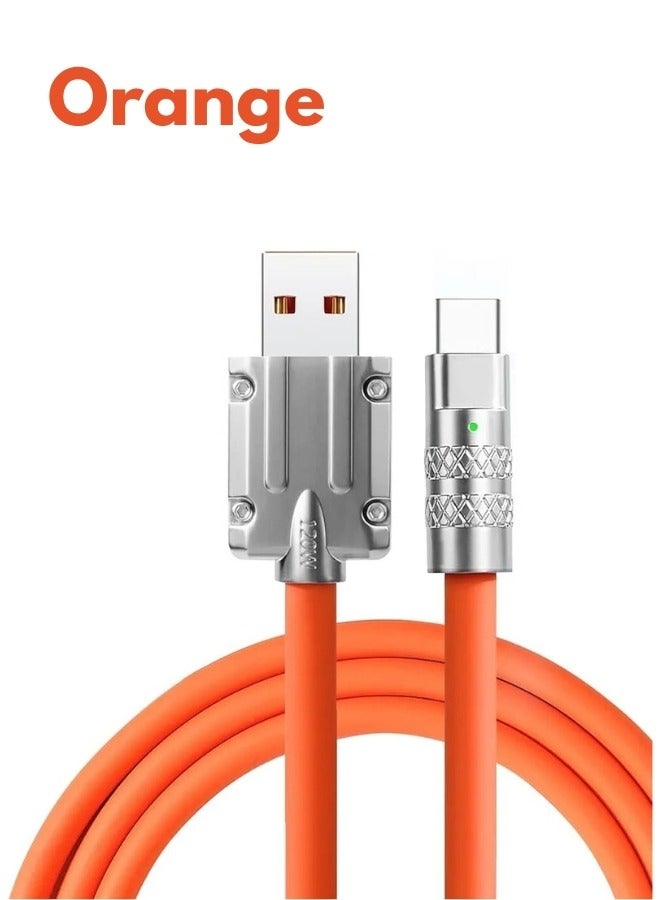 Type C to USB charging cable , Fast charging cable , 100 watt charging cable , quick charging cable , for Samsung Oppo MAC book IPhone Xiomi and all mobiles  - Image 5
