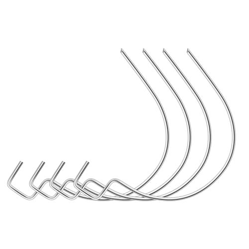 PinCute 40 PCS Picture Hangers, Heavy Duty Drywall Hooks for Hanging, Stainless Steel Picture Hanging Hooks Holds Up to 100 lbs, Hang Photos, Art, Clock, Mirror,or Planters - Image 1
