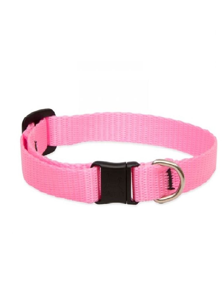 Basic Solids Safety Cat Collar Without Bell Pink