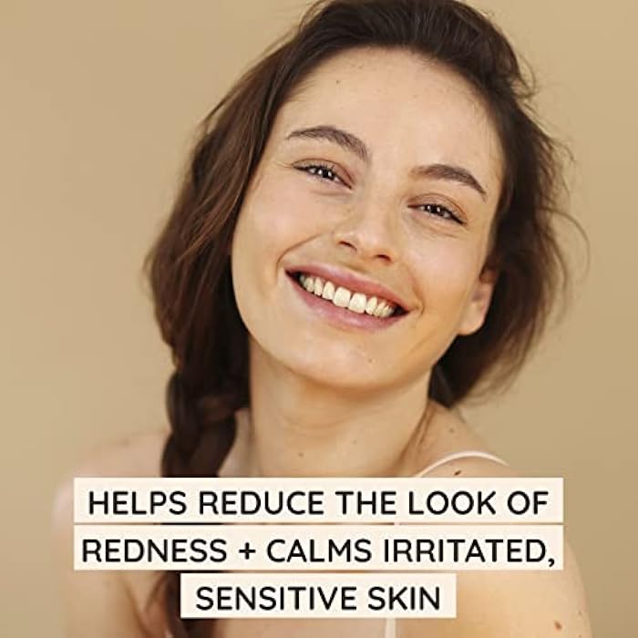 Aveeno Calm + Restore Redness Relief Foaming Cleanser, Daily Facial Cleanser With Calming Feverfew to Help Reduce the Appearance of Redness, Hypoallergenic & Fragrance-Free, 6 fl. oz - Image 2