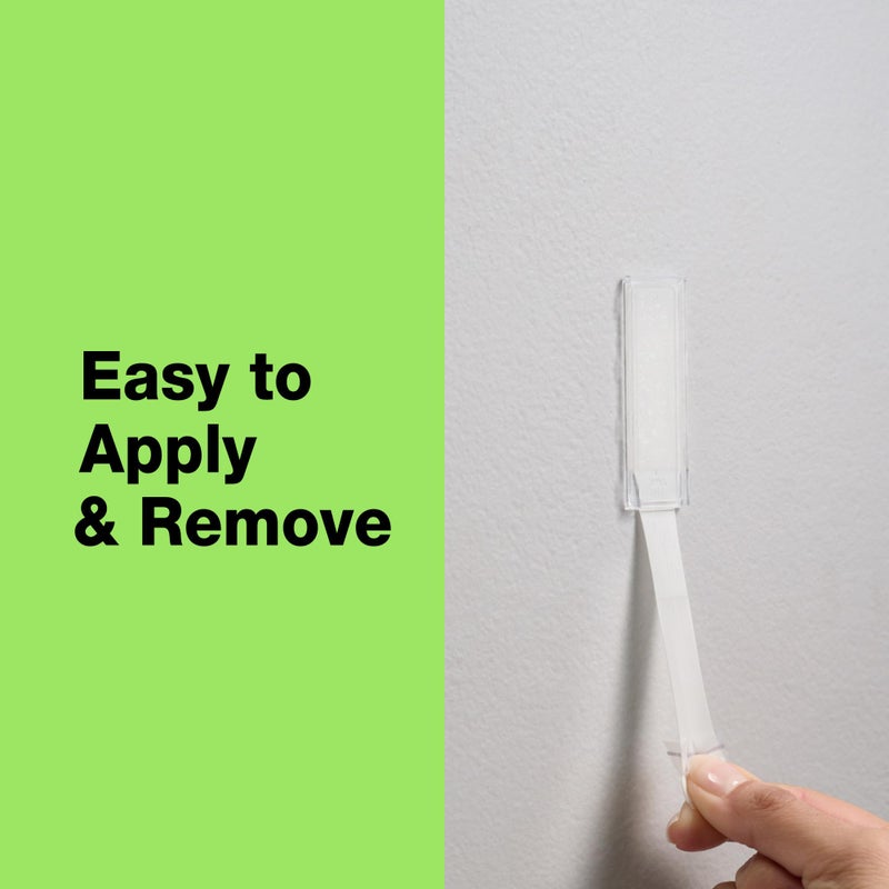 FrogTape reMOVEables Heavy Duty Wall Hooks - No Damage - Easy to Remove & Reuse - Large Wall Hook with Adhesive Strips - Holds up to 5 lbs - Includes 1 Hook and 2 Strips - White (Pack of 1) - Image 3