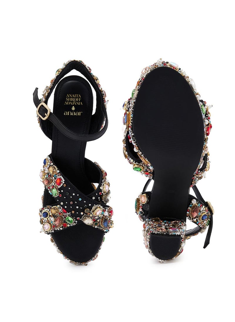 Anaar Anaar Go Get'em Sandals, Womens Festive, Special Occasion and Partywear Premium Sandals  - Image 4