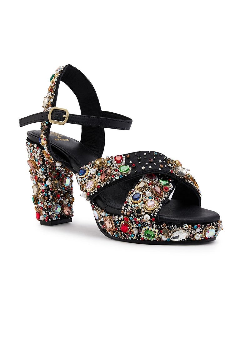 Anaar Anaar Go Get'em Sandals, Womens Festive, Special Occasion and Partywear Premium Sandals  - Image 1