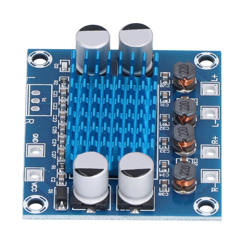 Digital Audio Amplifier Board 30W+30W 2.0 Channel Class D Mini Power Amplifier Module - TPA3110 Chip - 100dB Signal-to-Noise Ratio for Computers and Electronic Devices - Image 3