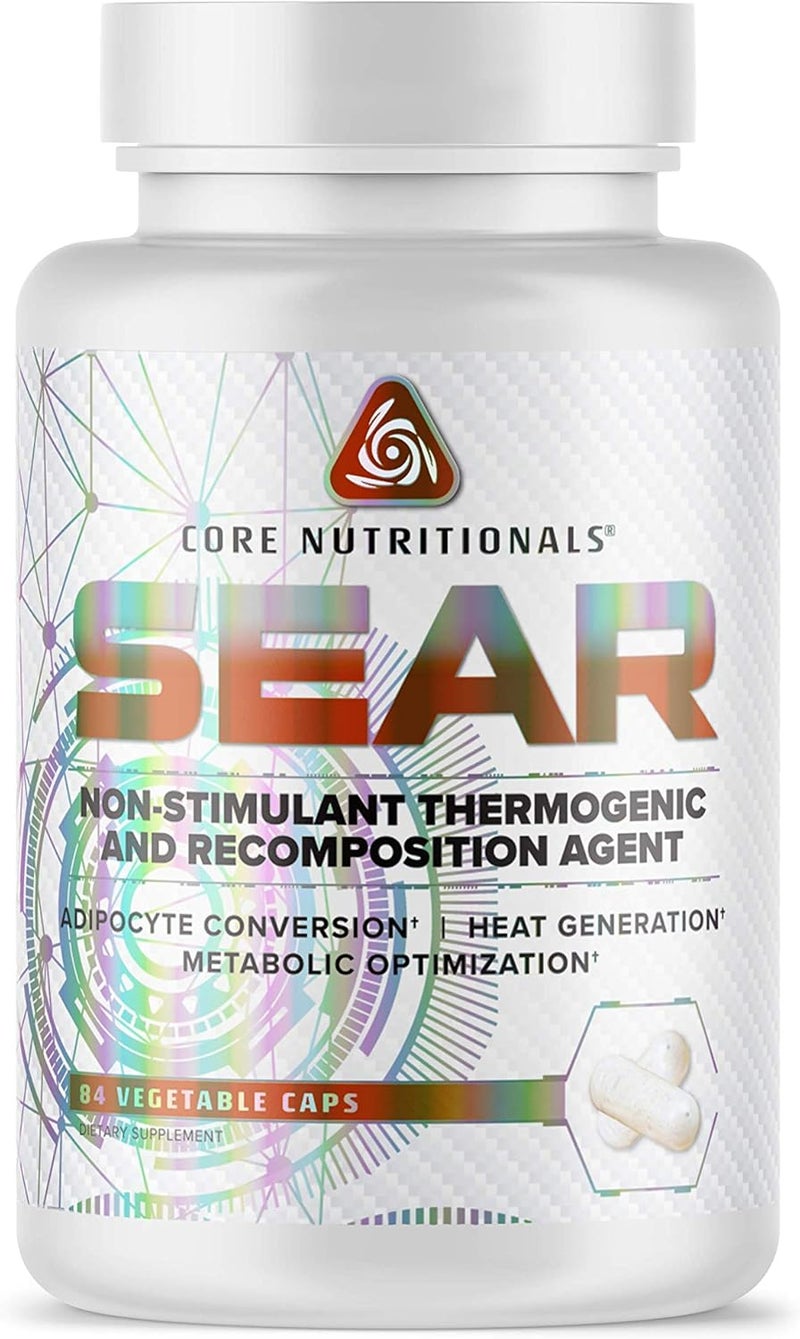 Core Nutritionals كور نيوترشنالز SEAR وكيل حراري غير منبه وإعادة تشكيل 84 كبسولة - Image 1