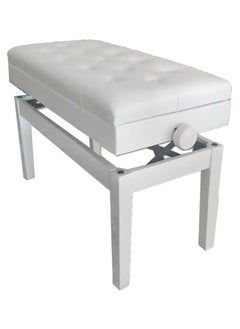 Height Adjustable and Storage-Double Seat-White 2